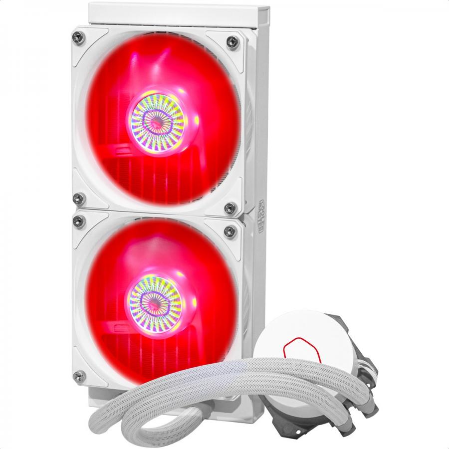 Foto 3 pulgar | Enfriamiento Líquido Cooler Master Masterliquid ML240L V2 RGB White Edition