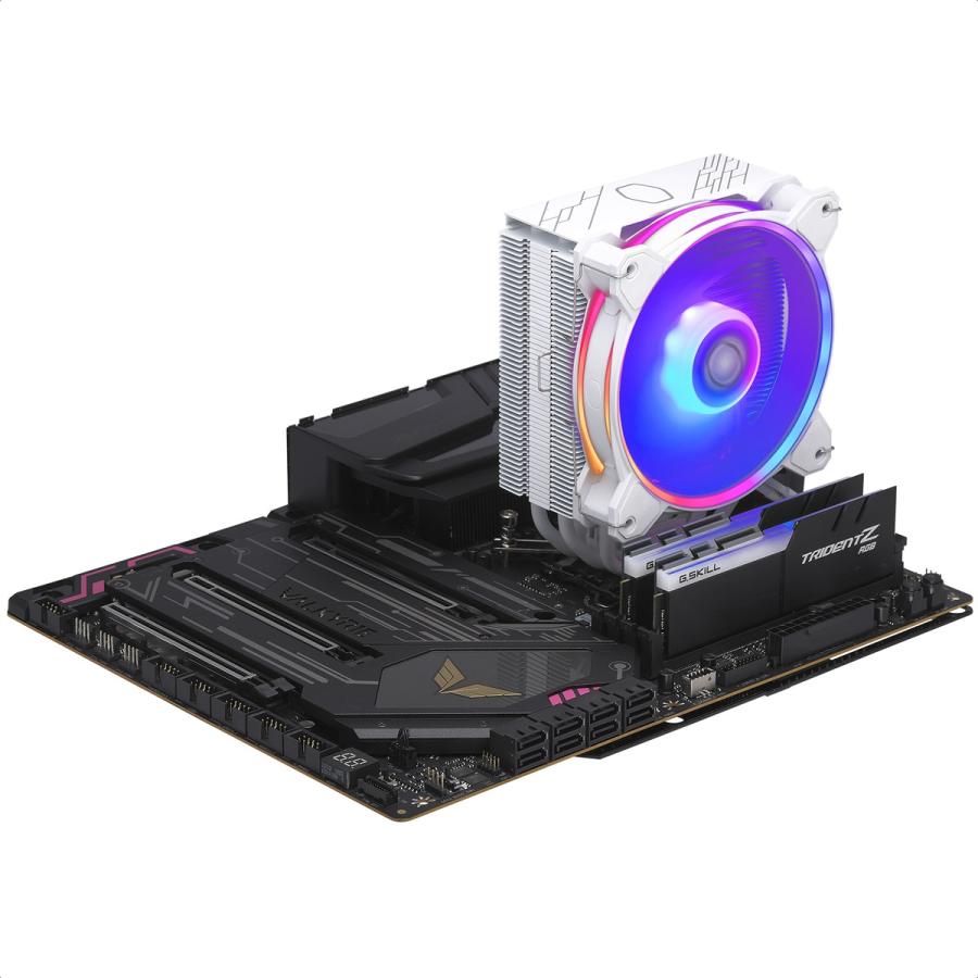 Foto 9 pulgar | Disipador Ventilador Cooler Master Hyper 212 Halo White Argb Rr-s4ww-20pa-r1
