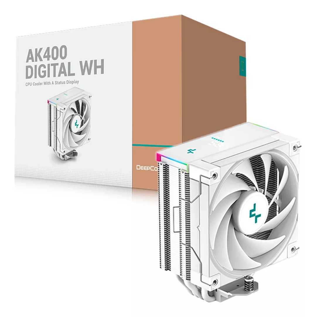 Disipador Deepcool Ak400 Digital  Blanco Intel/AMD