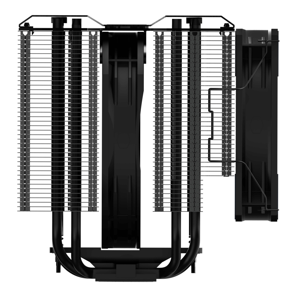 Foto 4 pulgar | Disipador CPU Cooler Master Masterair MA824 120/135 mm 0 - 1550/1950 rpm Negro