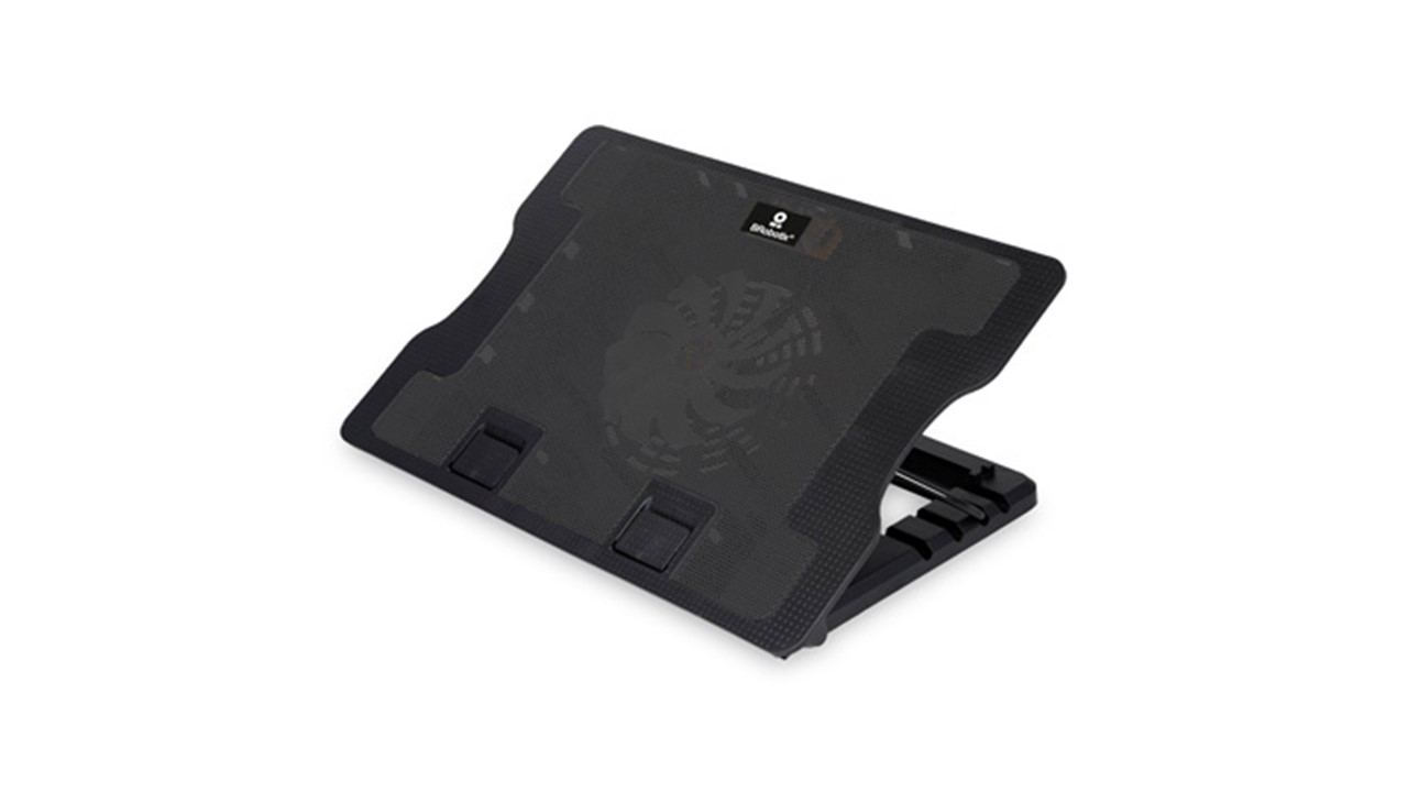 B-robotix - Soporte Ventilado (ángulo Ajustable) Con Hub Usb, Negro