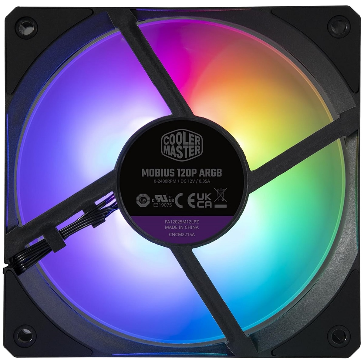 Foto 5 | Ventilador Cooler Master 120mm Mobius 120p Argb 2400rpm Mfz-m2dn-24np2-r1