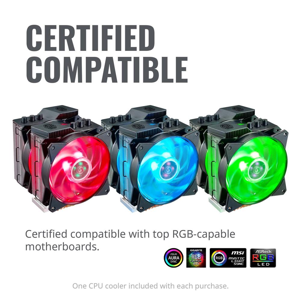 Foto 2 | Disipador Cpu Cooler Master Masterair Ma620p Rgb 120mm 600