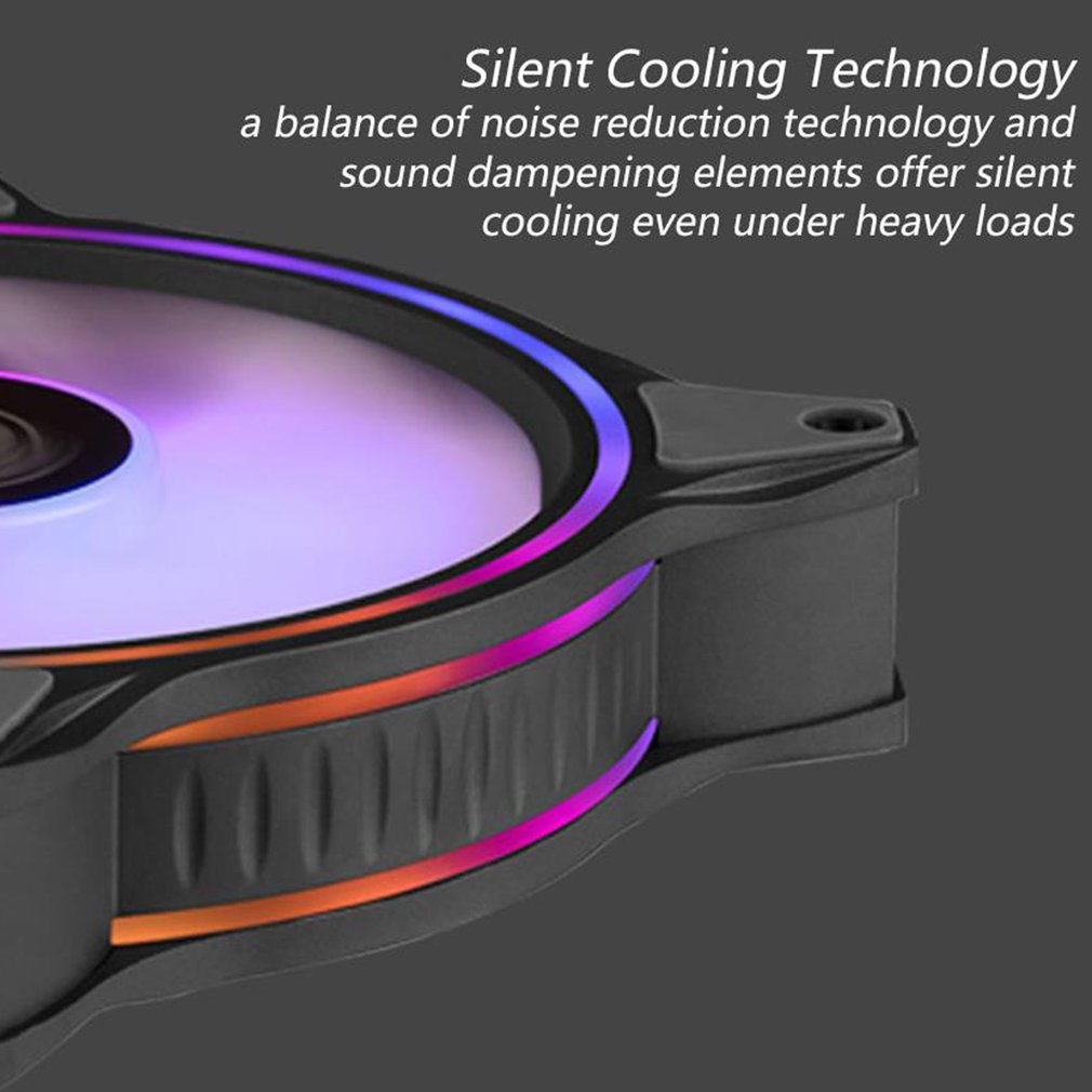 Foto 6 pulgar | Ventilador Mf140 Halo Argb Para Ordenador, 14 Cm, Rgb, 5 V/3 Pines, Silencioso - Venta Internacional.