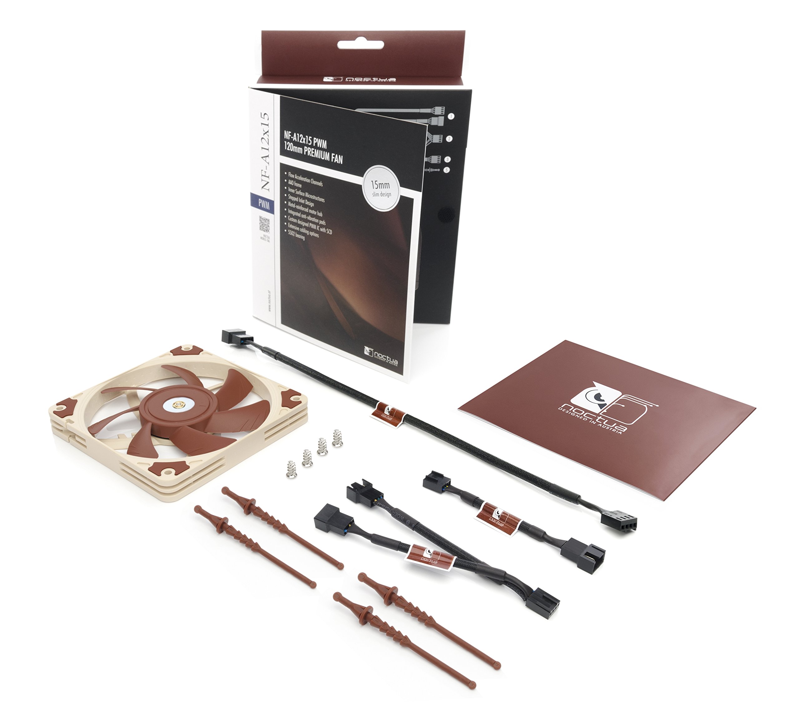 Foto 4 | Ventilador Noctua Nf-a12 X 15 Pwm Premium, Silencioso Y Delgado, 120 X 15 Mm, 12 V - Venta Internacional.
