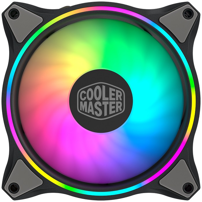 Foto 4 pulgar | 3 Ventiladores Cooler Master 120mm Masterfan Mf120 Halo Rgb Controlador Mfl-b2dn-183pa-r1
