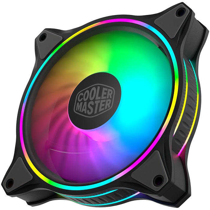 Foto 5 pulgar | 3 Ventiladores Cooler Master 120mm Masterfan Mf120 Halo Rgb Controlador Mfl-b2dn-183pa-r1