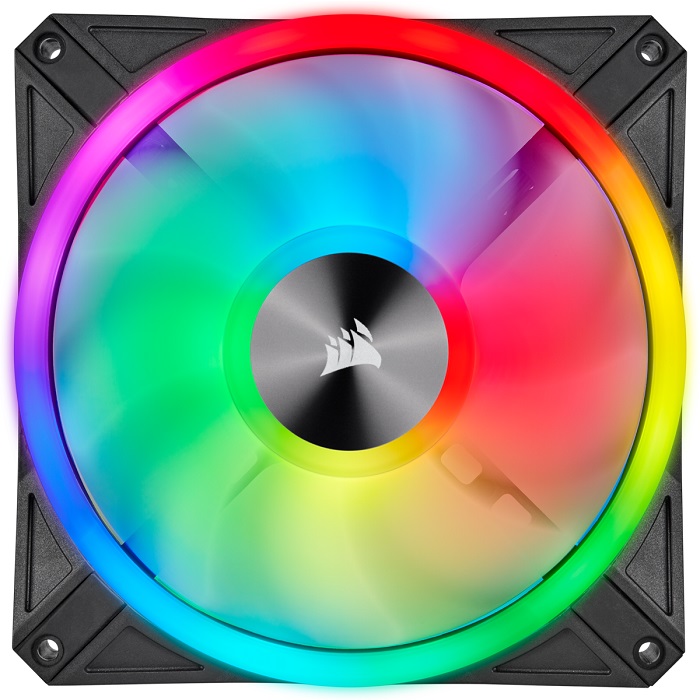 Foto 3 | Ventiladores Corsair 2 X 140mm Icue Ql140 Rgb Pwm Co-9050100-ww