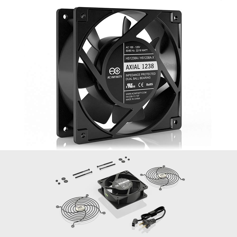 Foto 3 pulgar | Ventilador Para Magdalenas Ac Infinity Axial 1238 120 V Ac 120 Mm X 38 Mm - Venta Internacional.