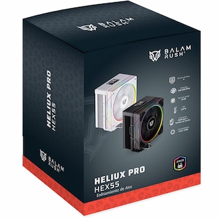 Foto 6 | Disipador Cpu Gamer Balam Rush Heliux Pro Hex55 120mm Argb 3pin Lga 1851 Am5 600 - 2000 Rpm 4-pin Pw