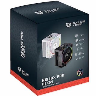 Foto 5 | Disipador Cpu Gamer Balam Rush Heliux Pro Hex55 120mm Argb 3pin Lga 1851 Am5 600 - 2000 Rpm 4-pin Pw