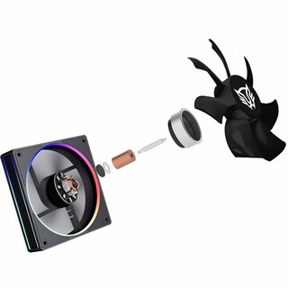 Foto 3 | Disipador Doble Cpu Gamer Balam Rush Heliux Pro Hex75 120mm Argb 3pin Lga1851 Am5 600 - 2000 Rpm 4-p
