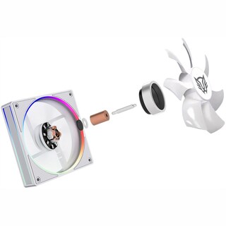 Foto 3 | Disipador Doble Cpu Gamer Balam Rush Heliux Pro Hex75 120mm Argb 3pin Lga1851 Am5 600 - 2000 Rpm 4-p