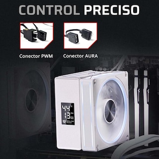Foto 4 | Disipador Doble Cpu Gamer Balam Rush Heliux Pro Hex75 120mm Argb 3pin Lga1851 Am5 600 - 2000 Rpm 4-p