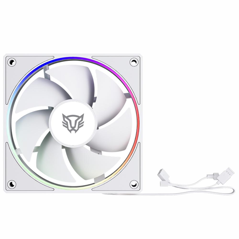 Foto 2 pulgar | Ventilador Gamer Balam Rush Eolox Bora Exb85 120mm Argb Diseño Cuadrado Pwm 4 Pin + Aura 1600rpm Bla