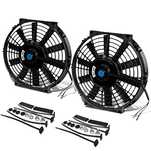Foto 2 pulgar | Kit De Ventilador De Refrigeración De Radiador Eléctrico Dna Motoring 10 Cm, 2 Piezas - Venta Internacional.