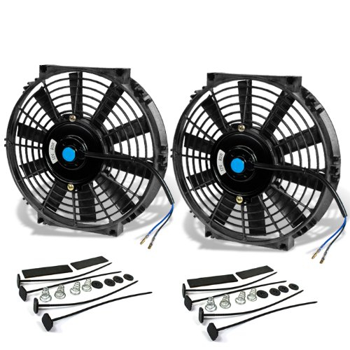 Foto 7 pulgar | Kit De Ventilador De Refrigeración De Radiador Eléctrico Dna Motoring 10 Cm, 2 Piezas - Venta Internacional.