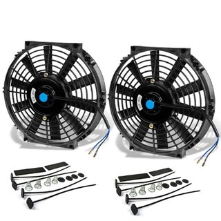 Foto 6 | Kit De Ventilador De Refrigeración De Radiador Eléctrico Dna Motoring 10 Cm, 2 Piezas - Venta Internacional.