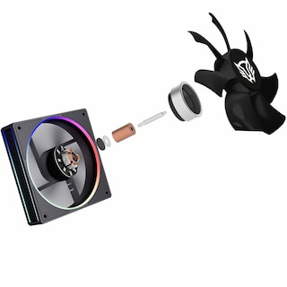Foto 3 | Disipador Cpu Gamer Balam Rush Heliux Pro Hex50 120mm Argb 3pin Lga 1851 Am5 600 - 2000 Rpm 4-pin Pw