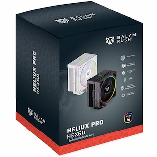Foto 5 | Disipador Cpu Gamer Balam Rush Heliux Pro Hex60 120mm Argb 3pin Lga 1851 Am5 600 - 2000 Rpm 4-pin Pw