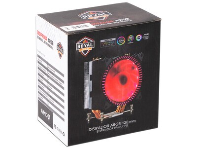 Foto 1 | Disipador Royal Talent F120 Argb Socket Amd