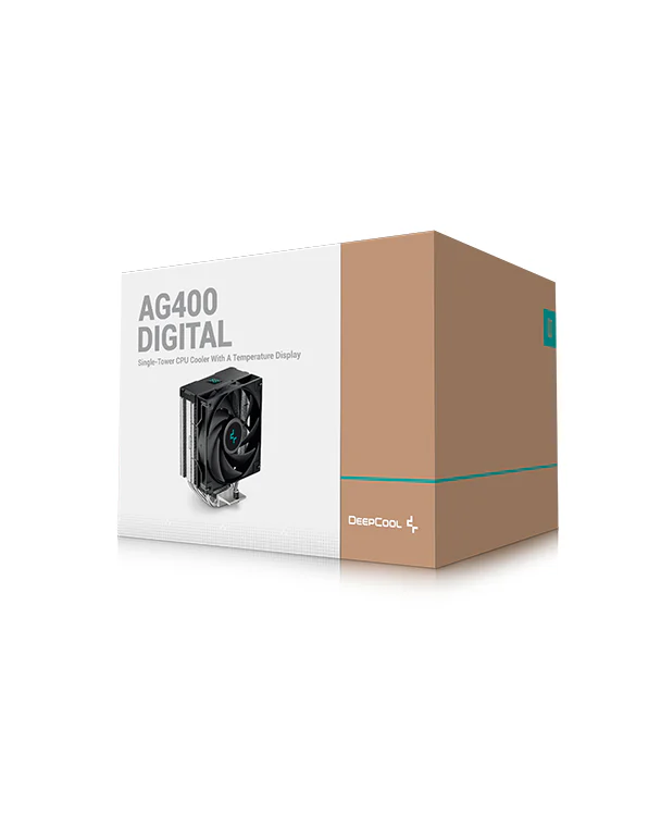 Foto 7 pulgar | Disipador Deepcool Ag400 Digital Negro Lga1851/am5 R-ag400-bkndmn-g-1