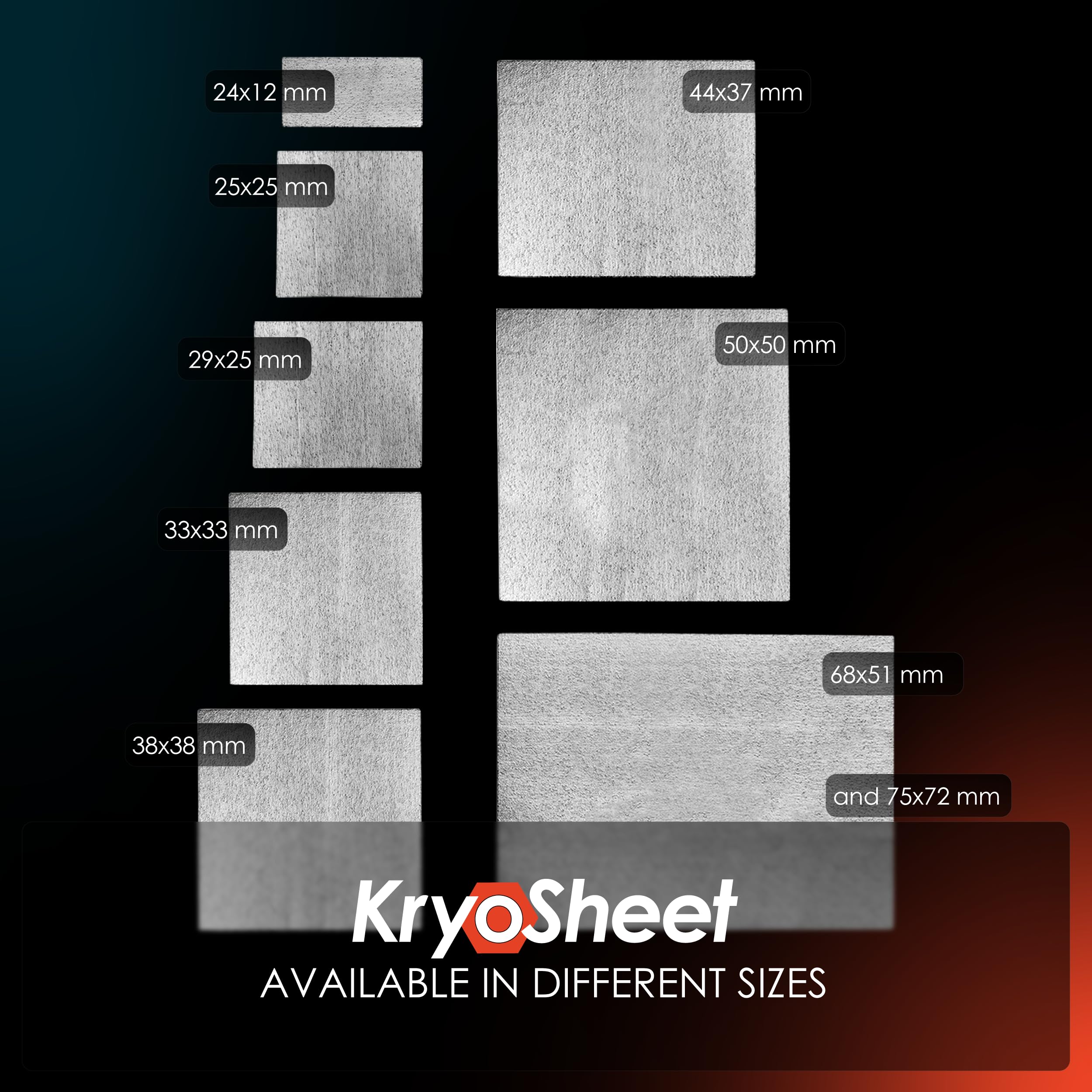 Foto 5 pulgar | Almohadilla Térmica Thermal Grizzly Kryosheet De Conductividad Ultra Alta - Venta Internacional.
