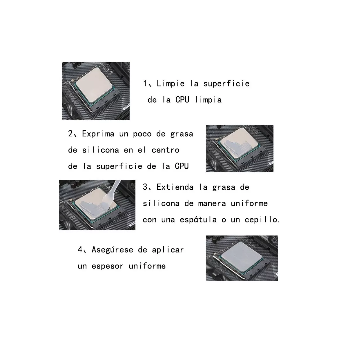 Foto 5 pulgar | Pasta Térmica  30gr de Alta Calidad Eo Safe Imports Esi-8668 Gris