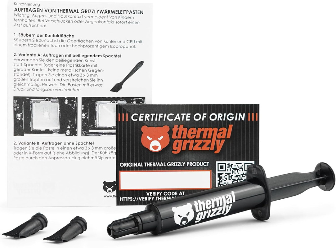 Foto 6 | Thermal Grizzly Pasta Termica Aeronaut - 7 8 G / 3 Ml