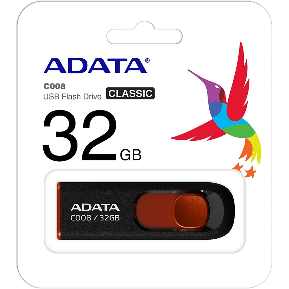 Foto 3 pulgar | Memoria Usb Adata Negro 32 Gb Usb 2.0 Ac008-32g-rkd