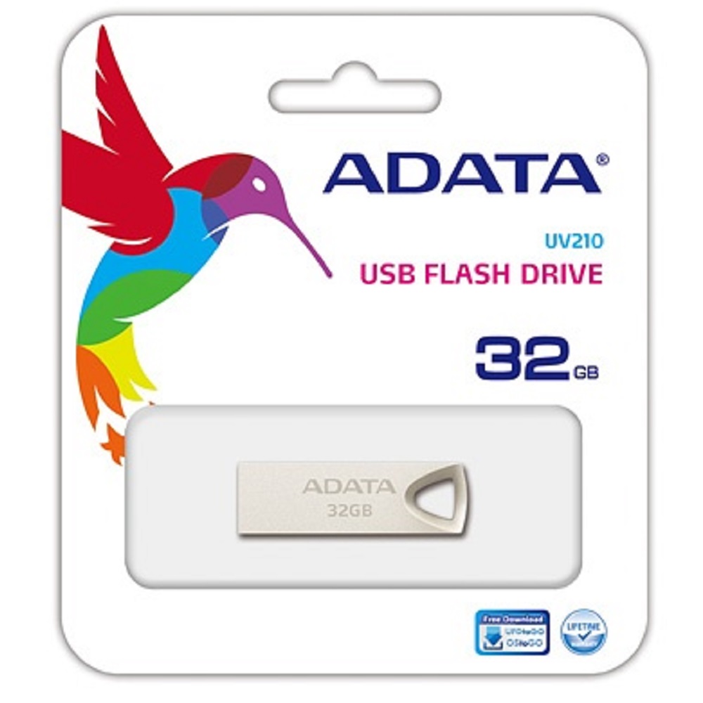 Foto 4 pulgar | Memoria USB ADATA AUV210-32G-RGD Plata