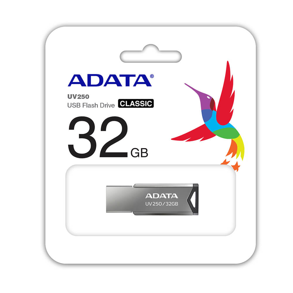 Foto 3 pulgar | Memoria USB Adata AUV250-32G-RBK Plateado