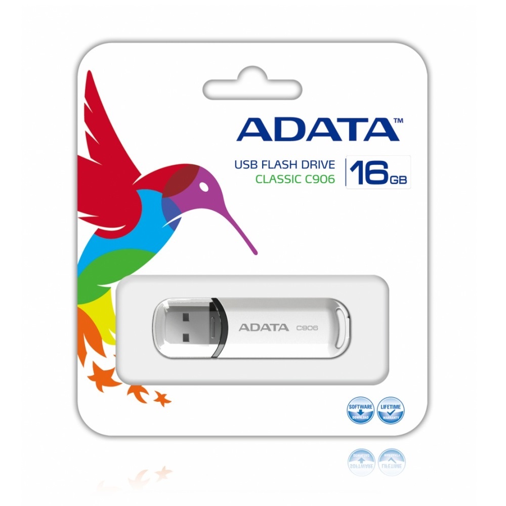 Foto 3 pulgar | Memoria USB Adata AC906-16G-RWH Blanco