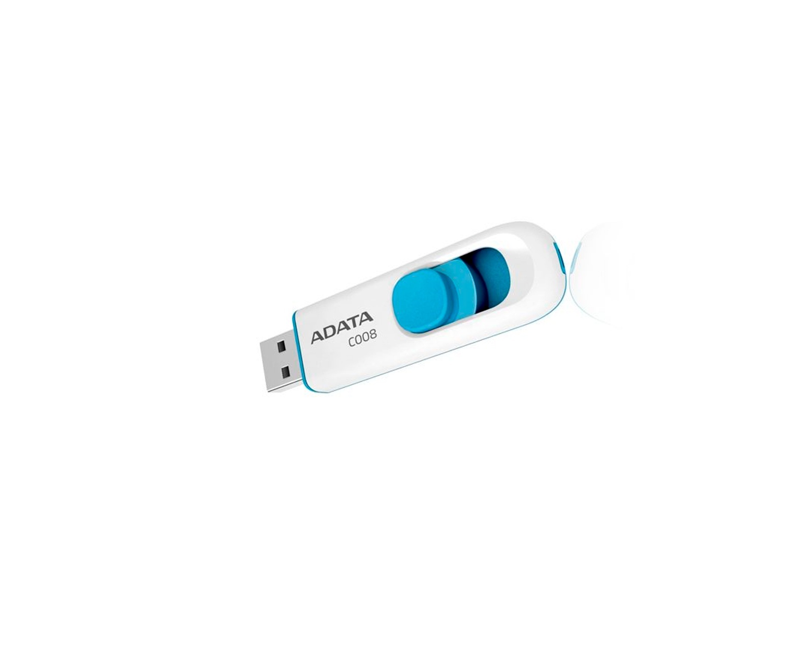 Foto 4 pulgar | Memoria Flash Usb Adata C008 16gb Retráctil Ac008-16g-rwe color Blanco con Azul