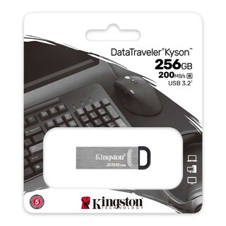 Foto 3 | Memoria USB 256gb Kingston Dtkn 3.2 color Plateado
