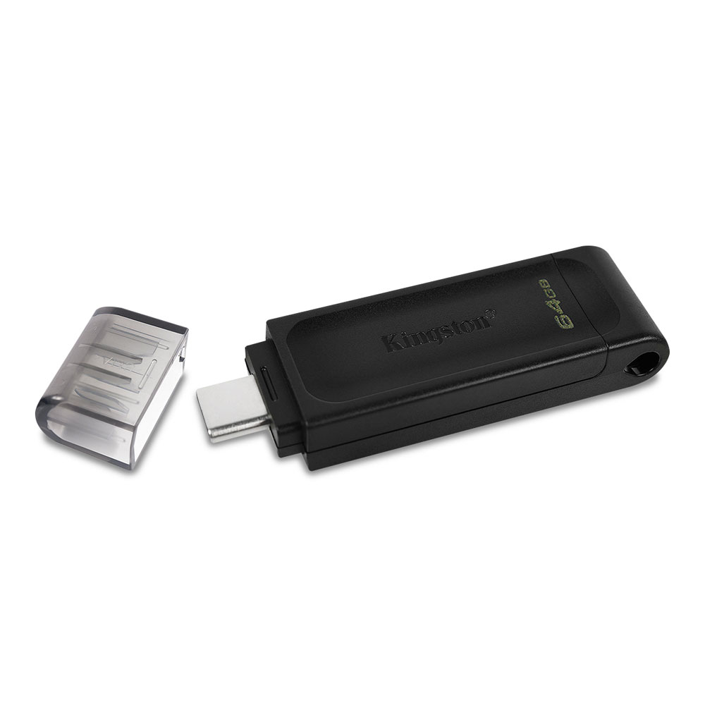 Foto 2 pulgar | Memoria Kingston Technology Dt70 color Negro Usb-c 64 Gb