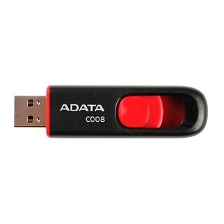Foto 1 | Memoria Usb 32gb Adata C008 2.0 Retractil Flash Drive Negro Ac008-32g-rkd