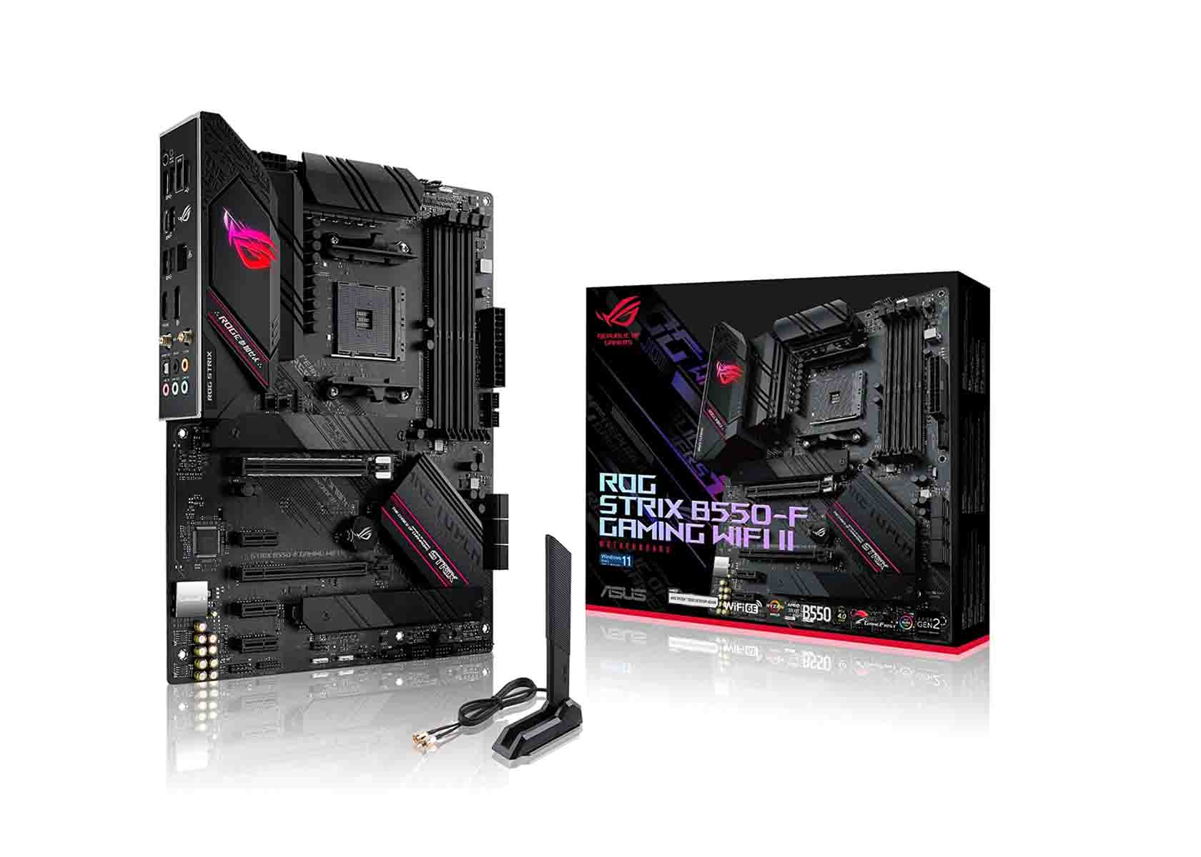 Foto 3 pulgar | Tarjeta Madre Asus Rog Strix B550-f Gaming Wifi Ii Am4 Ddr4 Atx Hdmi