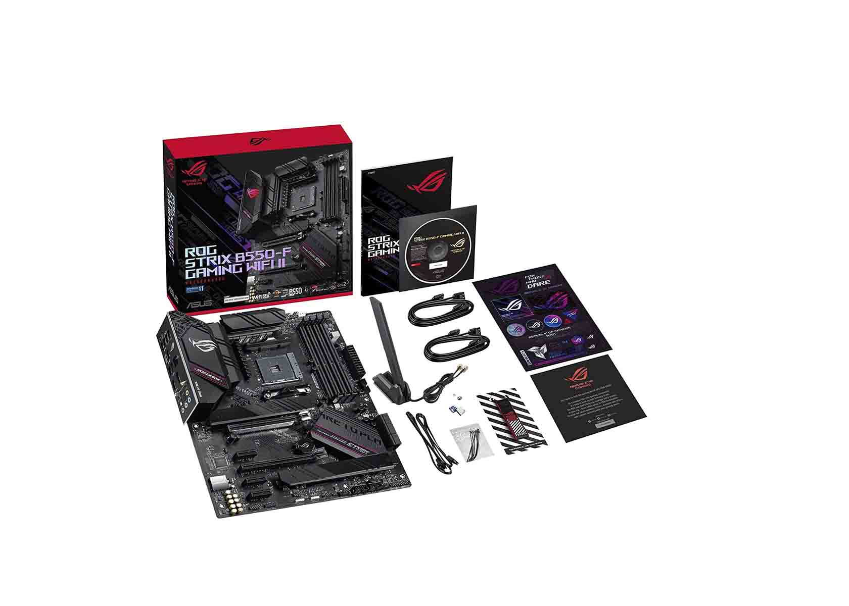 Foto 4 pulgar | Tarjeta Madre Asus Rog Strix B550-f Gaming Wifi Ii Am4 Ddr4 Atx Hdmi