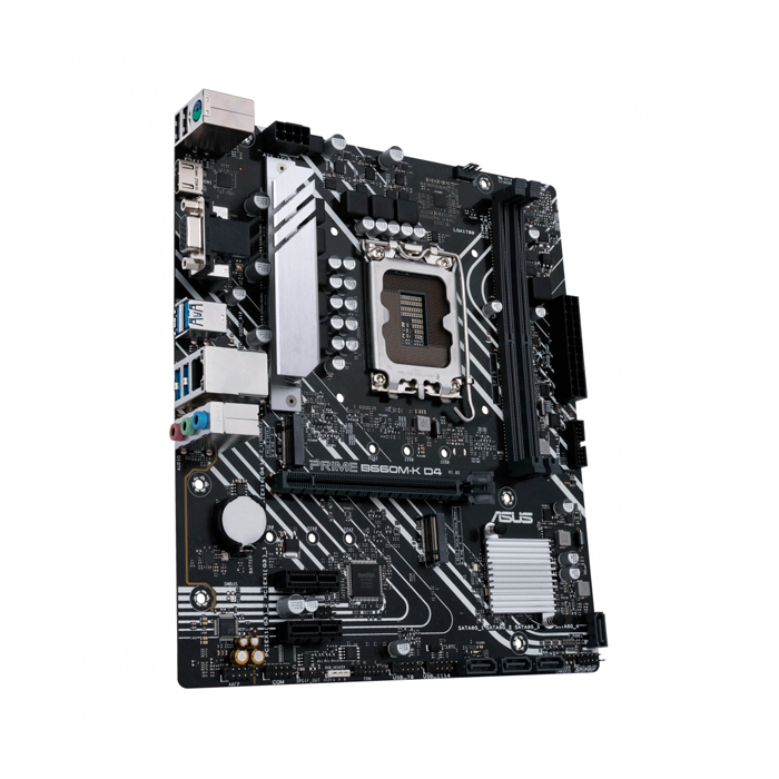 Foto 4 pulgar | Tarjeta Madre Asus Prime B660m-k D4 Intel 1700 Ddr4 Micro Atx color Negro/ Blanco