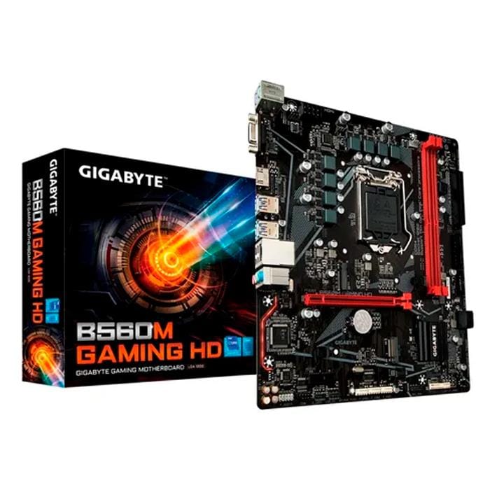 Tarjeta Madre Gigabyte B560m Gaming Hd Intel 1200 Micro Atx color Negro $4,744