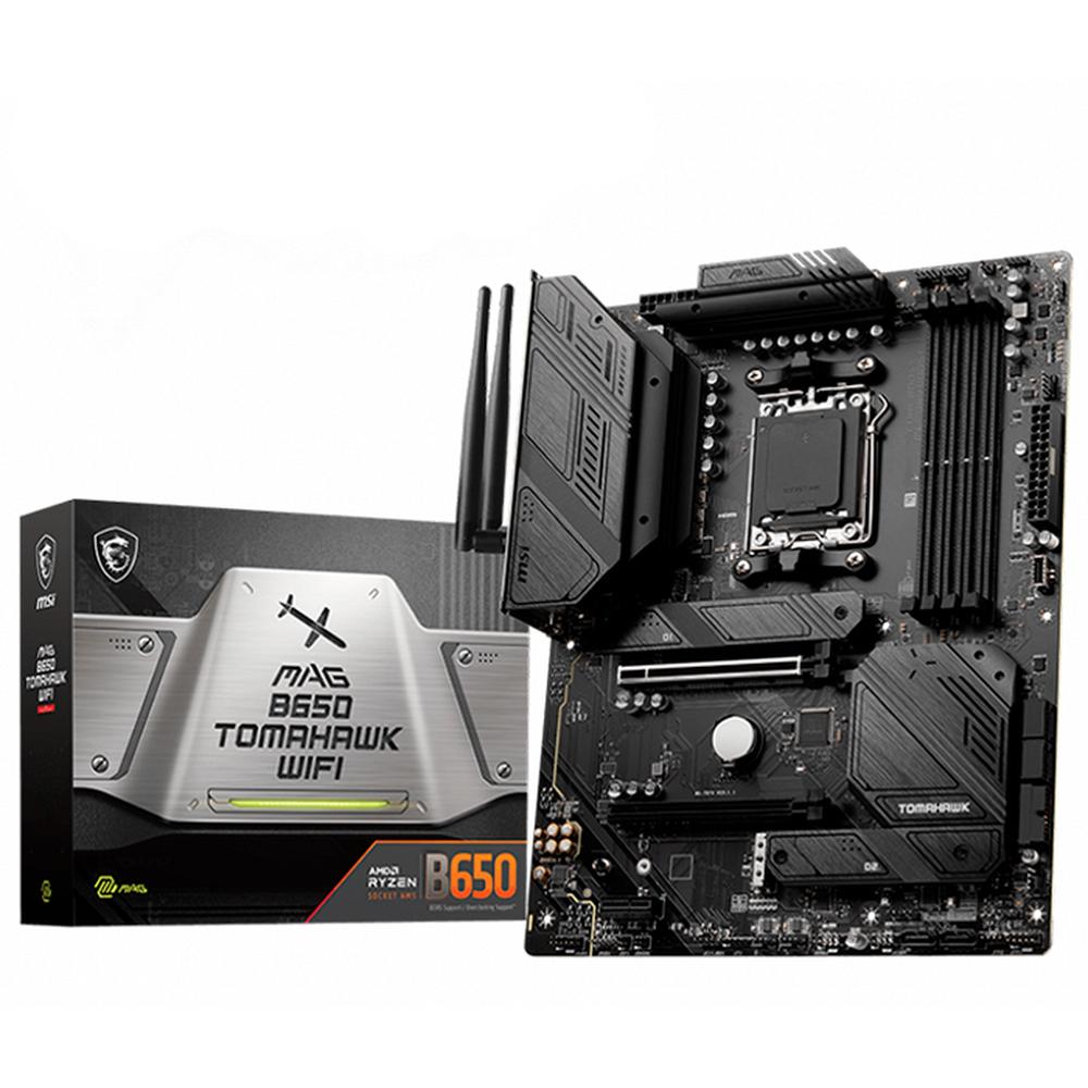 Foto 2 pulgar | Tarjeta Madre Msi Mag B650 Tomahawk Wifi Am5 6e Ddr5 Usb Atx color Negro