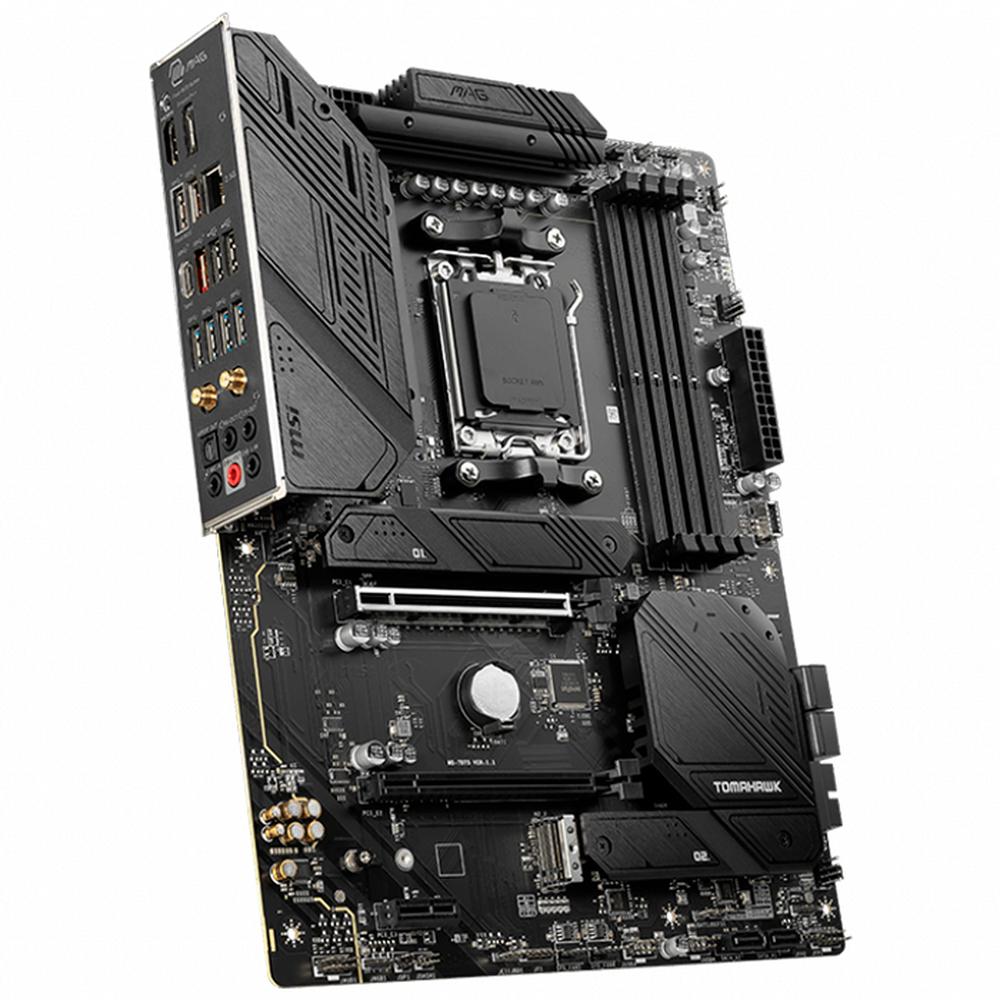 Foto 5 pulgar | Tarjeta Madre Msi Mag B650 Tomahawk Wifi Am5 6e Ddr5 Usb Atx color Negro