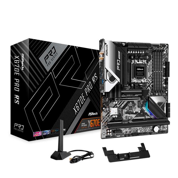 Foto 2 pulgar | Tarjeta Madre Asrock X670e Pro Rs Wifi 6e Am5 Ddr5 Usb C Atx
