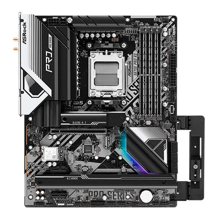 Foto 3 pulgar | Tarjeta Madre Asrock X670e Pro Rs Wifi 6e Am5 Ddr5 Usb C Atx