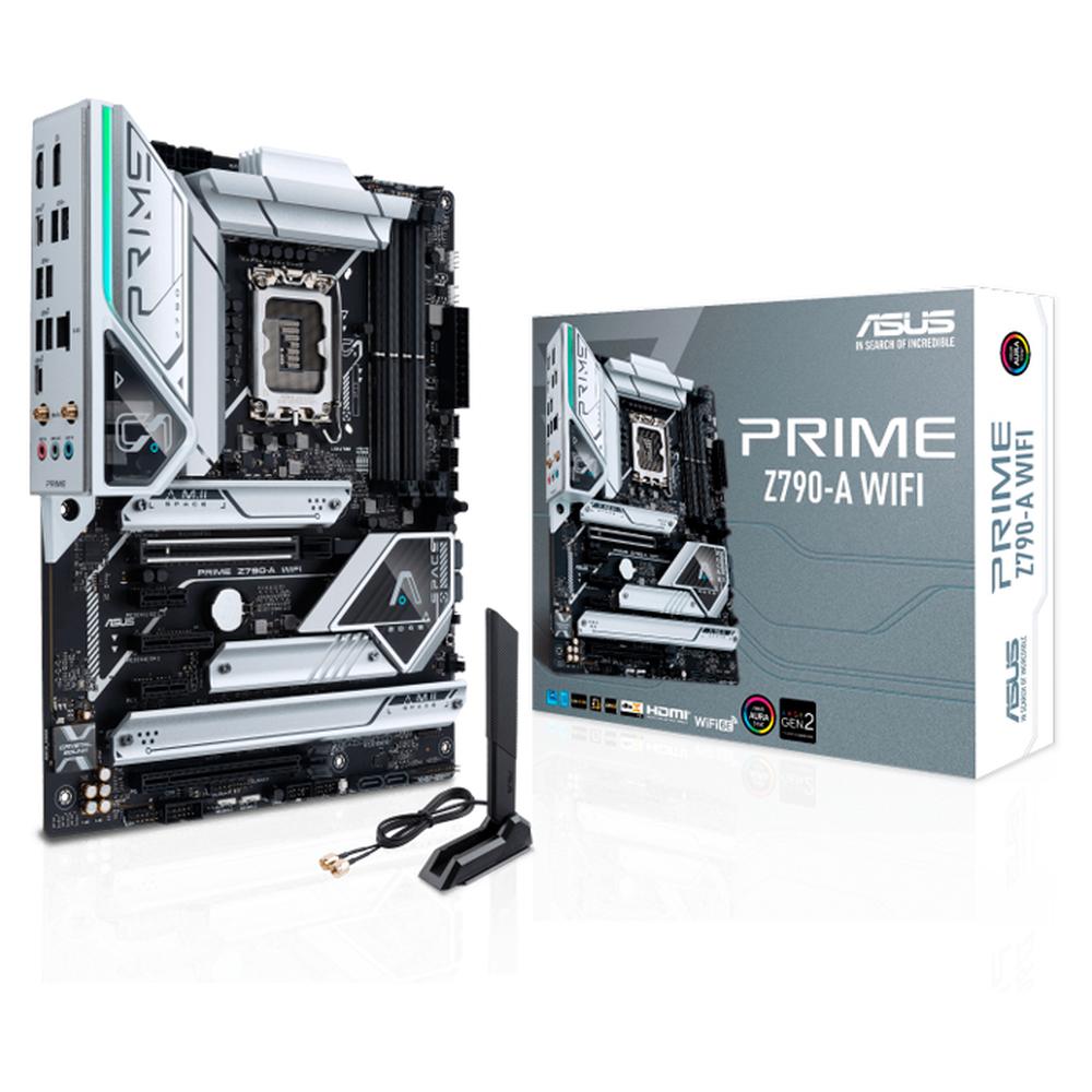 Foto 2 pulgar | Tarjeta Madre ASUS Prime Z790-A WIFI Intel 1700 DDR5 TYPE-C ATX  color Gris