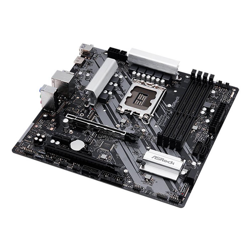 Foto 5 pulgar | Tarjeta Madre Asrock Z690M PHANTOM color Negro Gaming 4 DDR4 Micro ATX