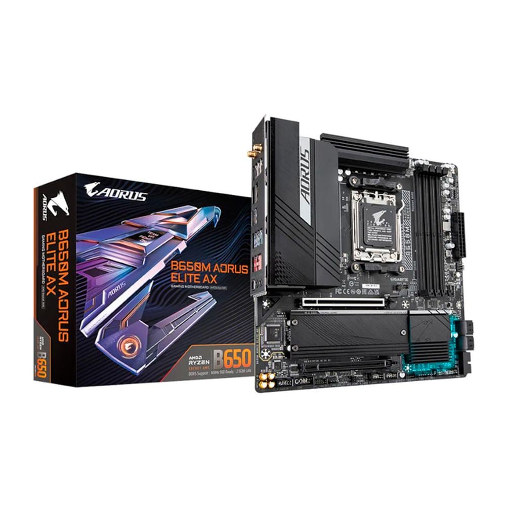 Tarjeta Madre B650m Aorus Elite AX color Negro $5,789