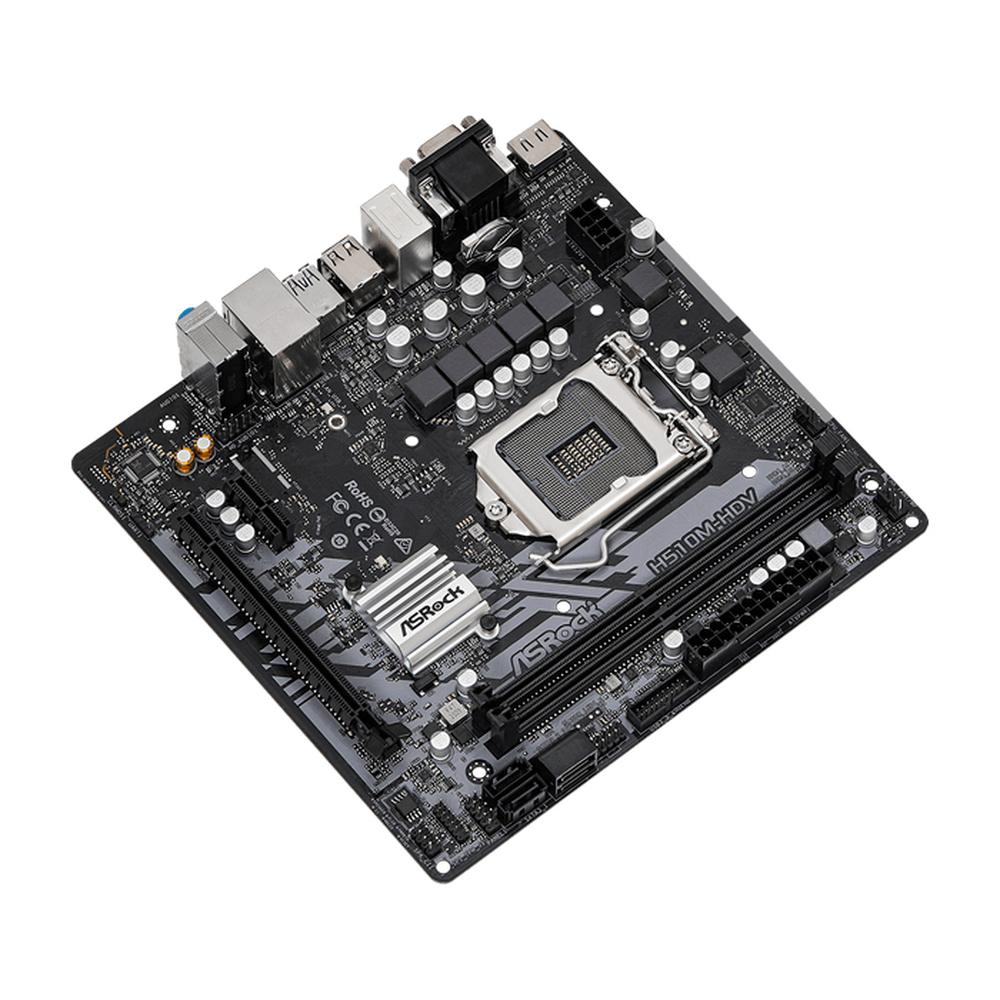 Foto 5 pulgar | Tarjeta Madre Asrock H510m-hdv color Negro