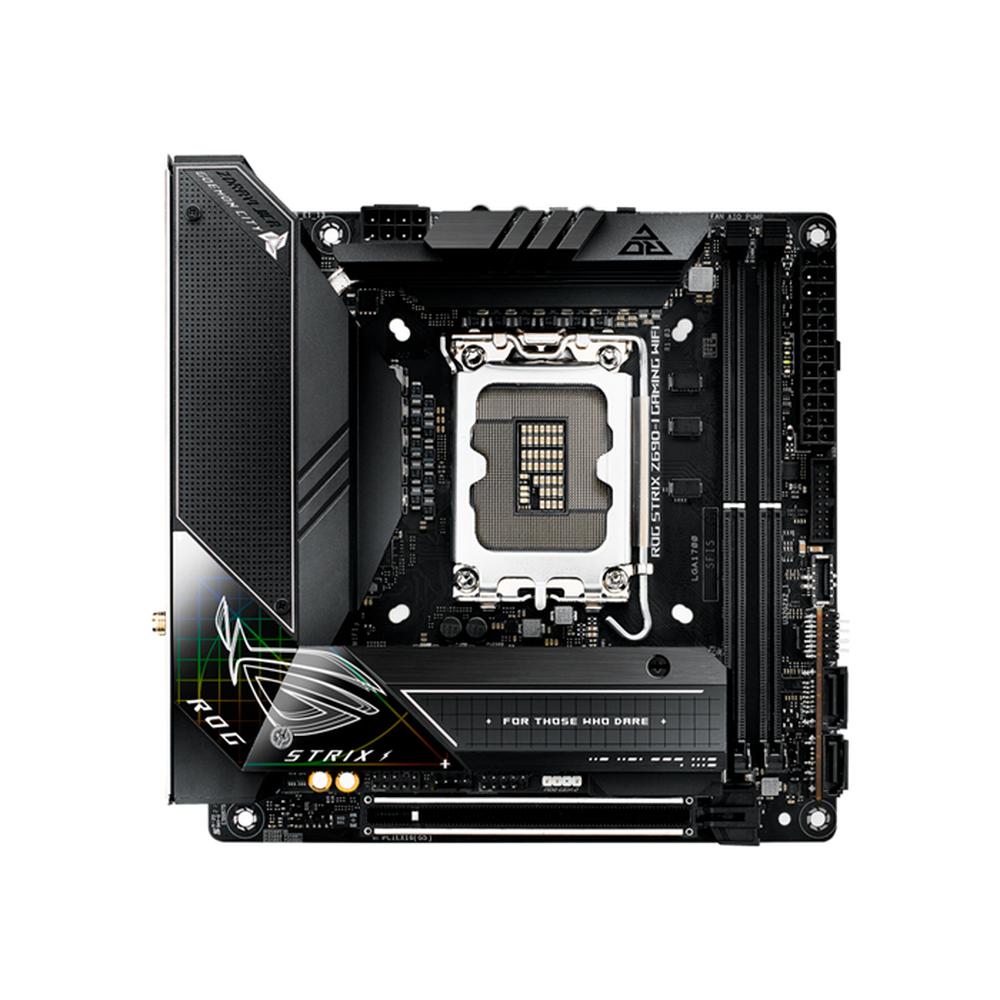 Foto 3 pulgar | Tarjeta Madre Asus Rog Strix Z690-i Gaming Wifi Lga 1700 Ddr5 USB C Mini Itx Negro